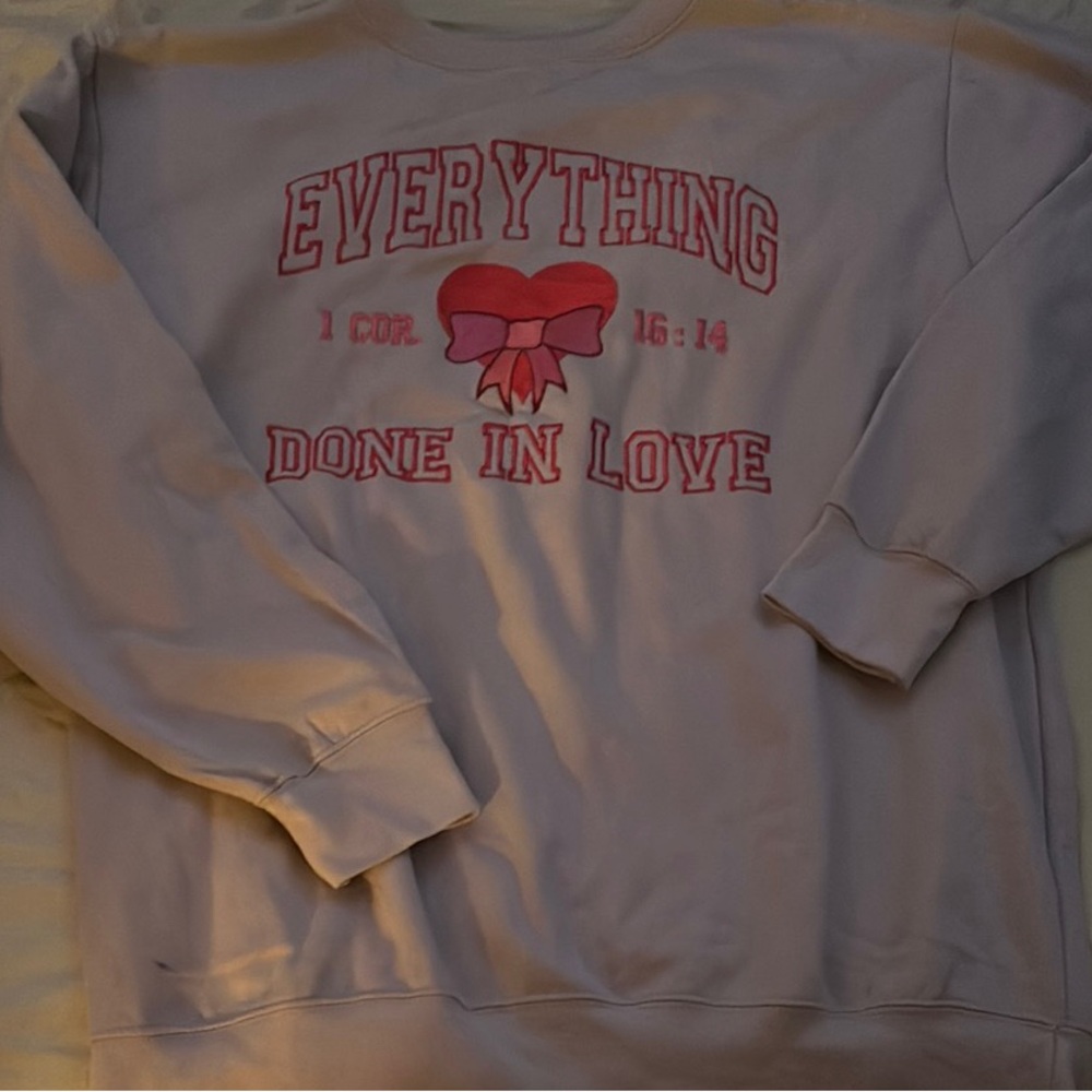 Cream Crew Neck Sweater